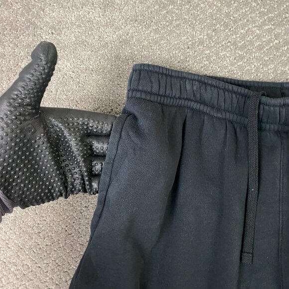 Nike Sportswear Club Fleece Sweatpants Joggers Men's Large Black Gym CJ1616 -010 - Picture 3 of 13